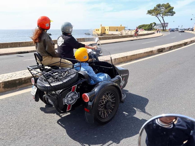 Lisbon : Cascais-Cabo da Roca Motorcycle side-car Tour 2H - Key Points