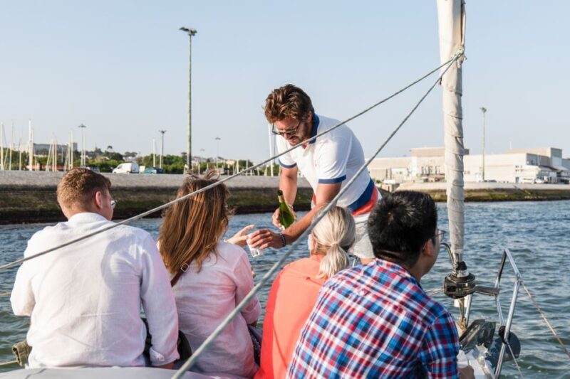 Lisbon: Daytime/Sunset/Night City Sailboat Tour with Drink - Key Points