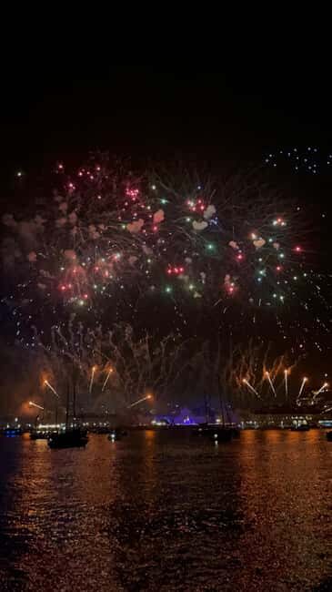 Lisbon: NYE Fireworks Catamaran Cruise with Food & Drinks - Key Points