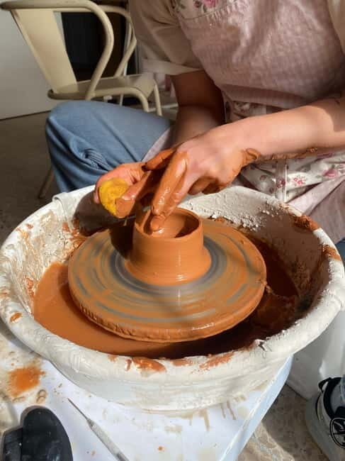 Lisbon: Pottery Wheel Lesson - Meditate With Clay - Practical Details & Tips