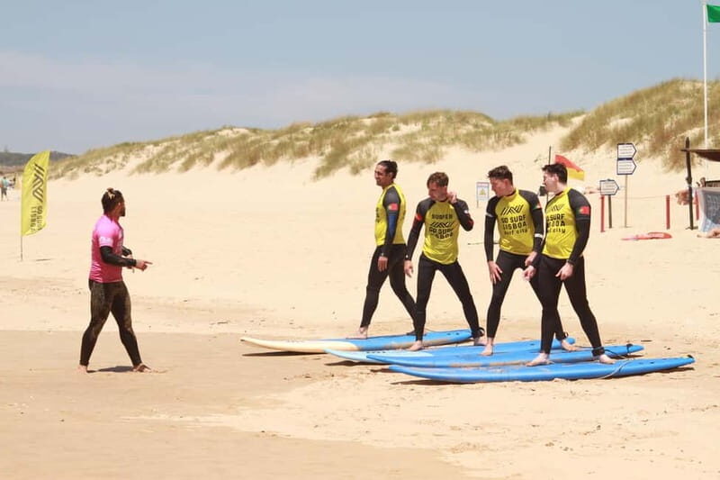 Lisbon: The Surf Instructor - surf lessons with transfer - The Equipment and Instruction