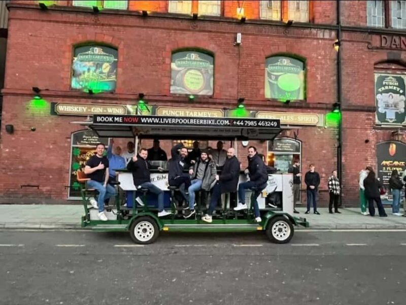 Liverpool: Beer Bike Tour with Drinks and Music - Exploring the Liverpool Beer Bike Experience