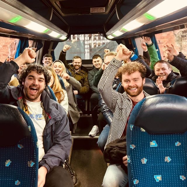 Liverpool: Brewery Bus Tour with 12 Beer and Pizza - Key Points