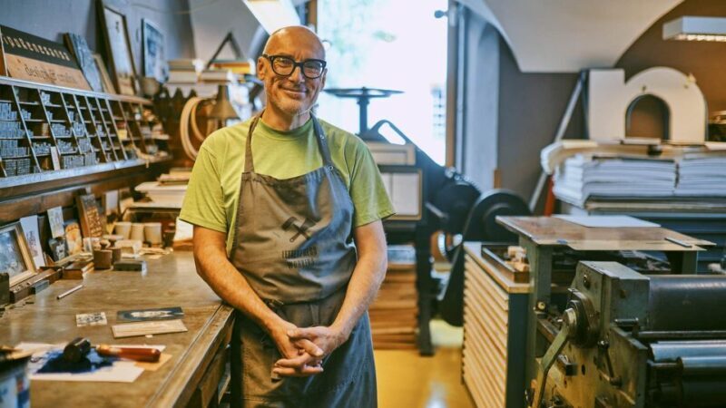 Ljubljana: Print a Poster in an Old Print Shop - Exploring the Old Print Shop in Ljubljana