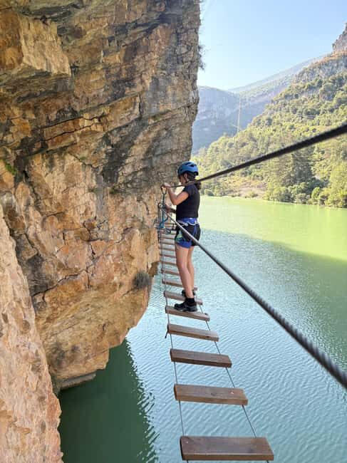 Lleida Pyrenees: Paret de les Arcades Via Ferrata with views of the lake - The value of the experience