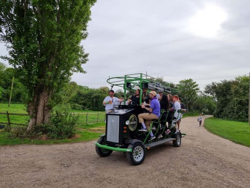 London: Beer Bike Tour with Drinks and Music - Key Points