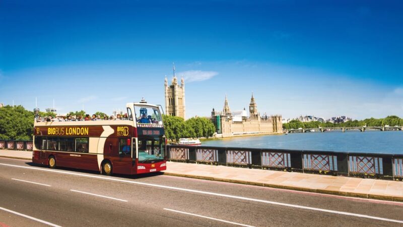 London: Big Bus Hop-on, Hop-off with Optional River Cruise - Key Points