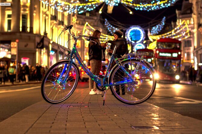 London Christmas Lights Bike Tour with Local Guide - Key Points:
