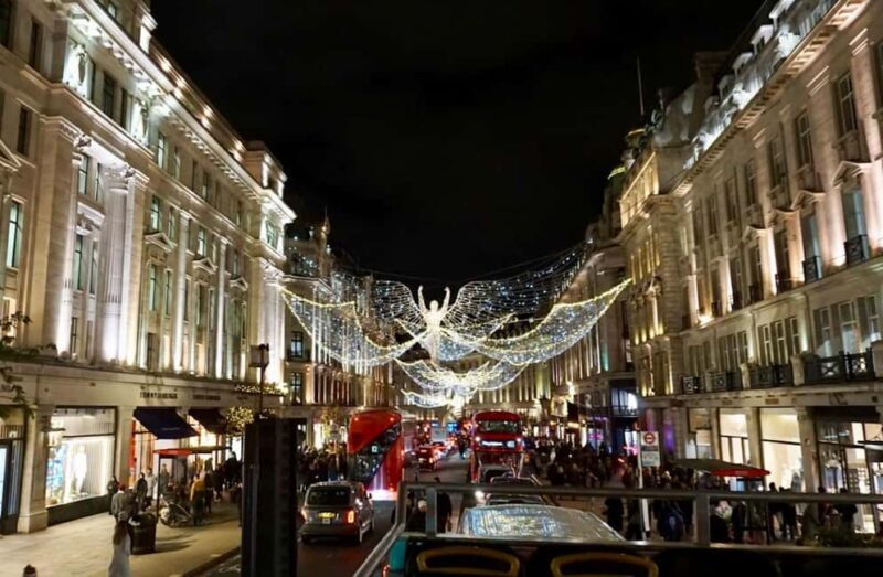 London: Christmas Lights Open-Top Bus Tour - Key Points