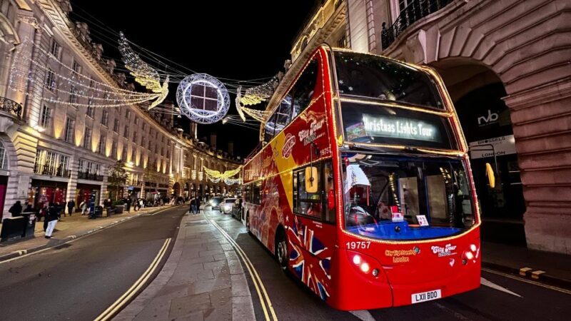 London: Christmas Lights Sightseeing Open-Top Bus Tour - Tour Duration and Practical Details