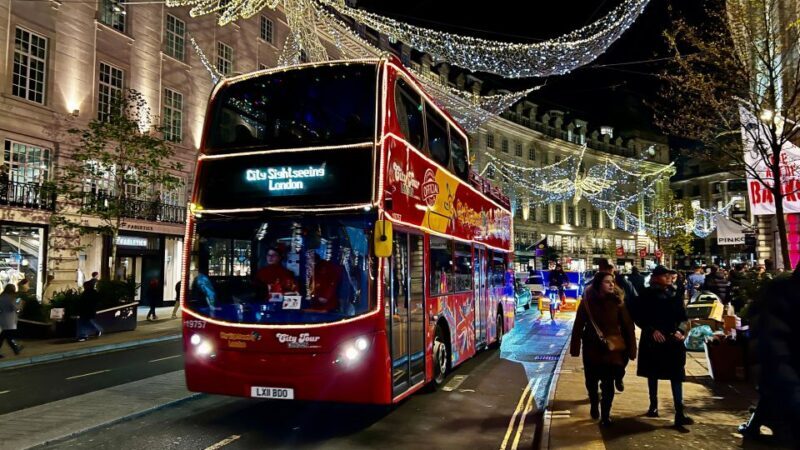 London: Christmas Lights Sightseeing Open-Top Bus Tour - FAQs