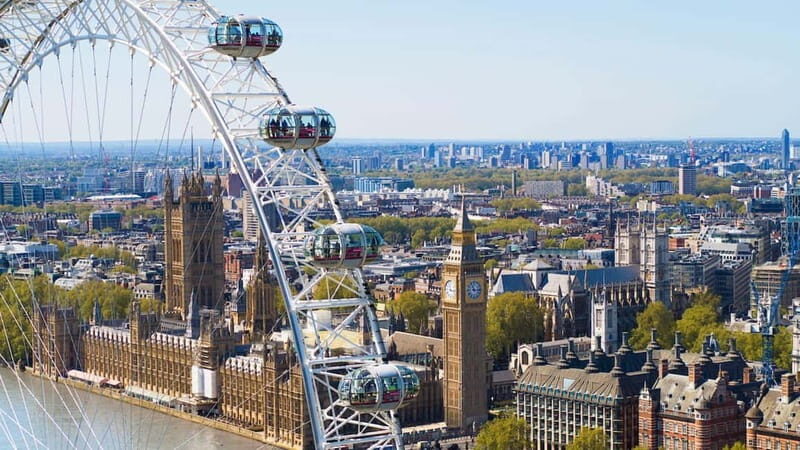 London from Edinburgh by Rail with Sightseeing & London Eye. - Key Points