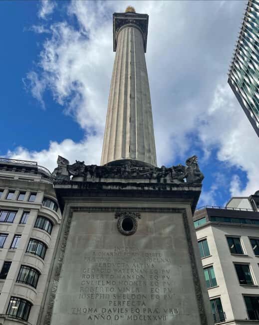 London: Great Fire Guided Walking Tour - Exploring the Tour Itinerary