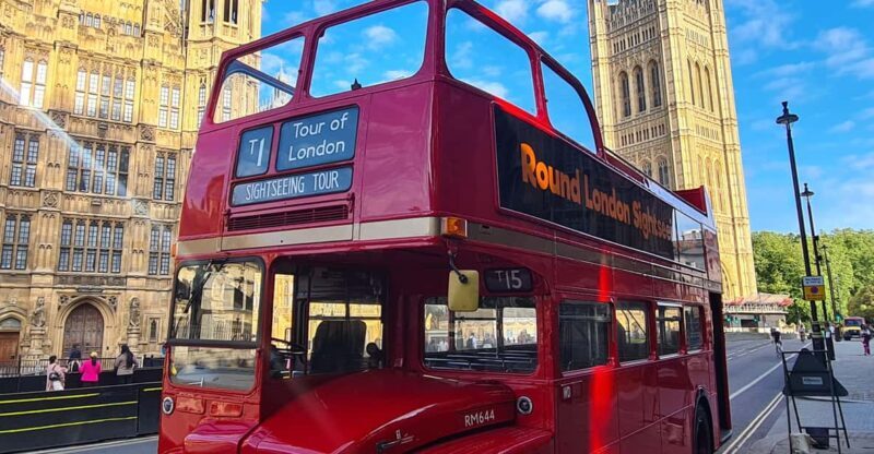 London: Guided Sightseeing Tour on a Vintage Open-Top Bus - FAQs