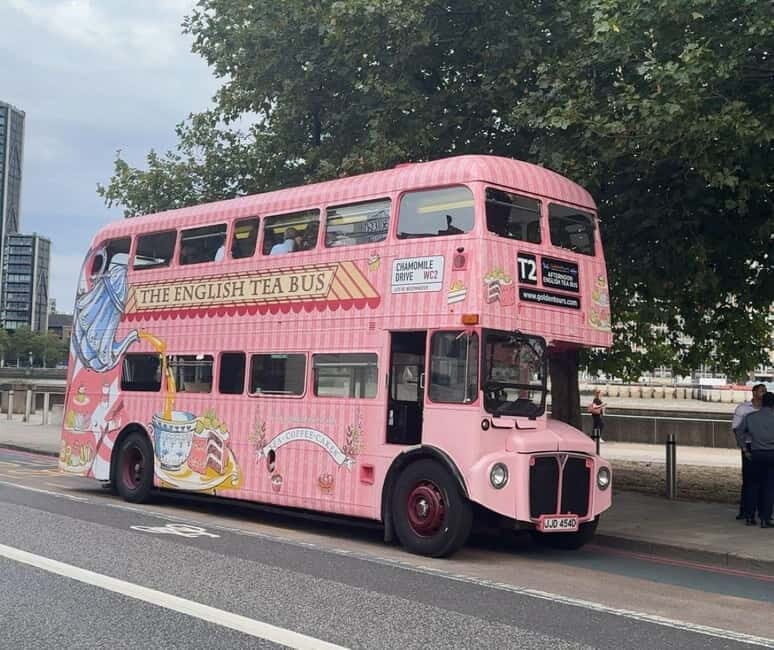 London: "Here We Go Again" Afternoon Tea Bus - How the Tour Works and What to Expect