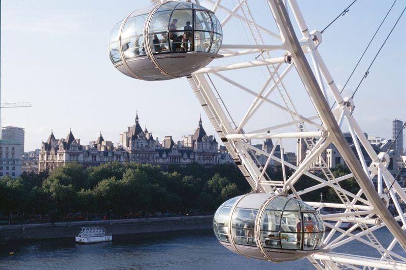 London: Madame Tussauds, London Eye & SEA LIFE Combo Ticket - London Eye: 360° views, landmark drama, and night lighting magic