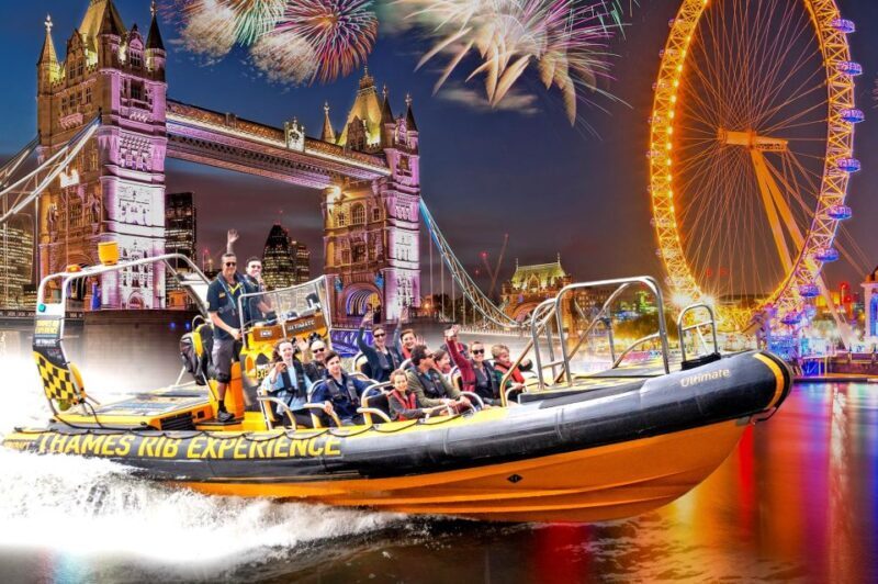 LONDON: NYE 2025 Fireworks PRIVATE BOAT - Front Row Views - The Sum Up