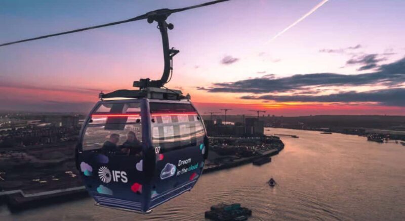 London: NYE Fireworks, Dinner & Cable Car Experience - Key Points