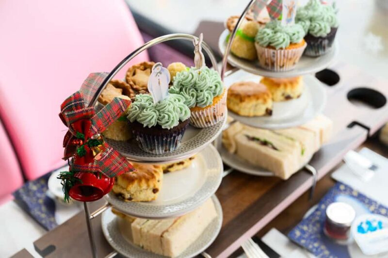 London: The Snowman Afternoon Tea Bus Christmas Tour - Food and Drinks – The Themed Menu