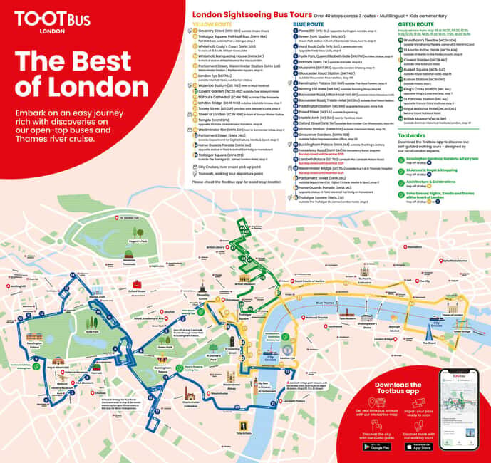 London: Tootbus Hop-on Hop-off (Optional River Cruise) - FAQ