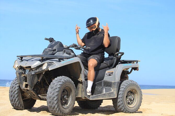 Los Cabos Beach & Desert Tour in Automatic ATV + Tequila Tasting - Key Points