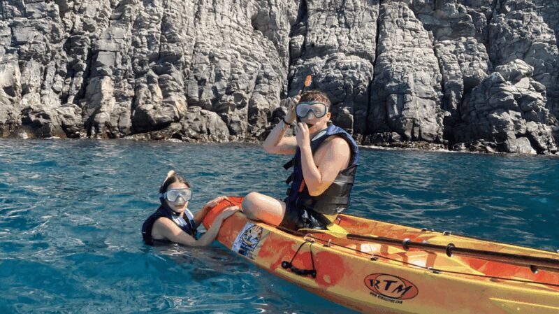 Los Cristianos: Kayak & Snorkel Tour with turtles and photos included - Practical Details & Booking