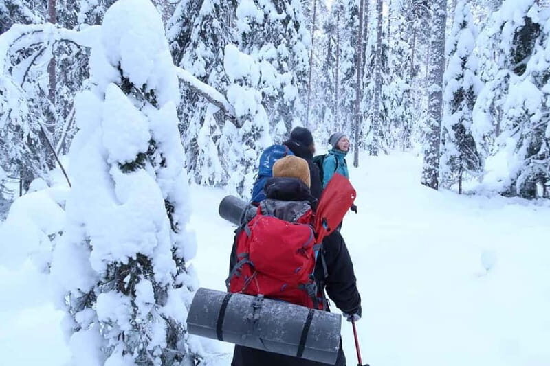 Luleå: snowshoeing in pristine nature with an expert guide! - The Cozy Finish: Fire and Hot Drinks