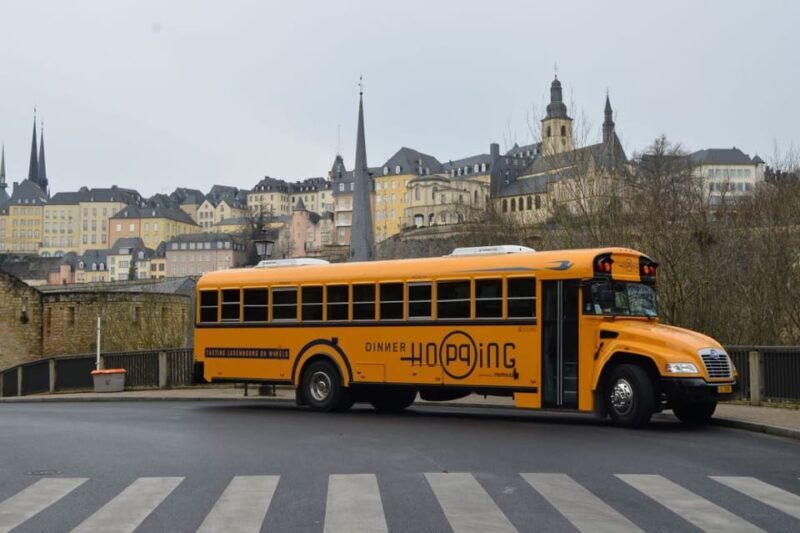Luxembourg: Gourmet Food Dinner in a Vintage Bus - Why This Tour Works Well