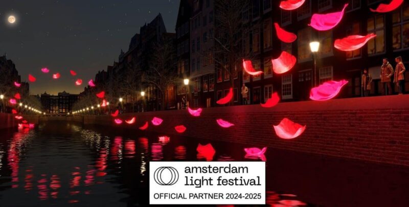 Luxury Amsterdam Light Festival Cruise-Captain Guide, Drinks - What to Expect from the Tour