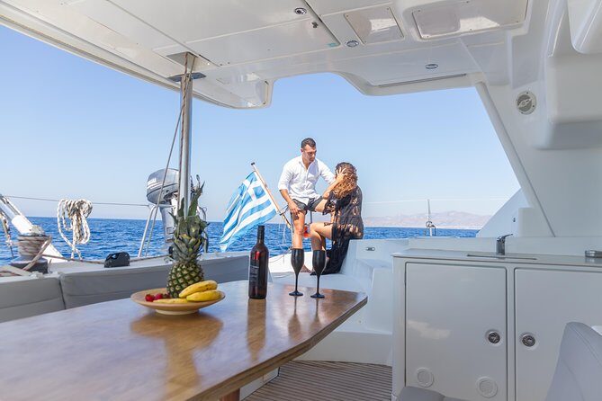 Luxury Catamaran Semi private cruise with meals & drinks and transportation. - FAQs