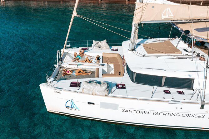 Luxury Santorini Sailing Cruise: Lunch, BBQ, Open Bar, Transfers - Key Points