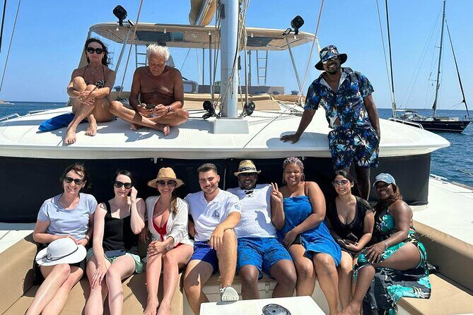 Luxury Santorini Sunset Cruise: Dinner, BBQ, Open Bar, Transfers - Key Points