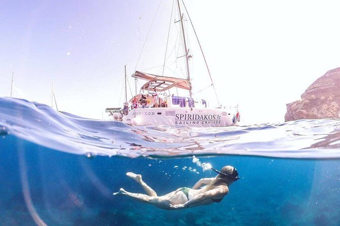 Luxury Small-Group Catamaran Cruise with BBQ, Open bar & Transfer - Key Points