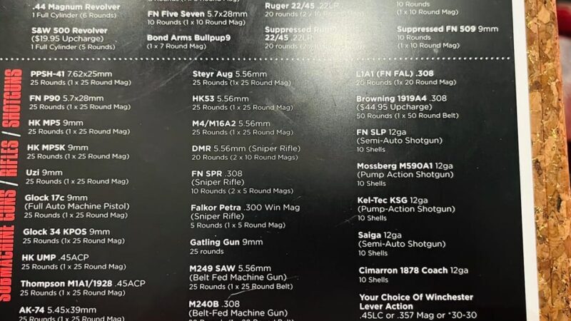 Machine Gun Shooting! - Key Points