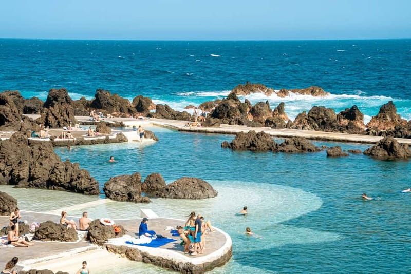 Madeira: Skywalk, Porto Moniz, Seixal, and Fanal 4WD Tour - São Vicente Waterfall and the North Coast Mood Shift