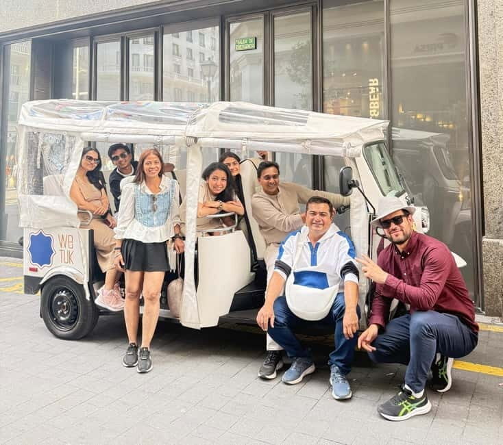 Madrid: 1 hour Highlight City Tour By Eco Tuk Tour - Key Points