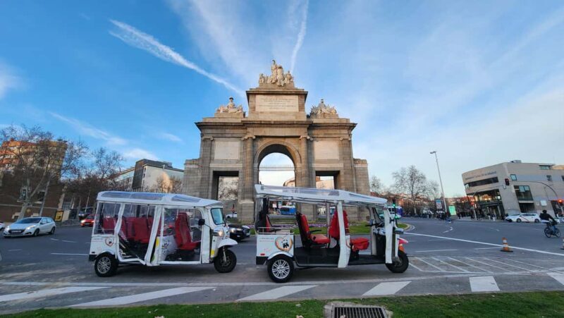 Madrid by Eco Tuk: Private tour, choose your duration! - The Ups and Downs