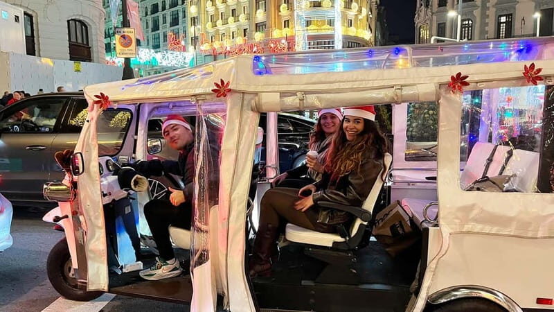 Madrid: "Christmas Tuk Tuk. Luxury Lights and Joy Ride" - Key Points