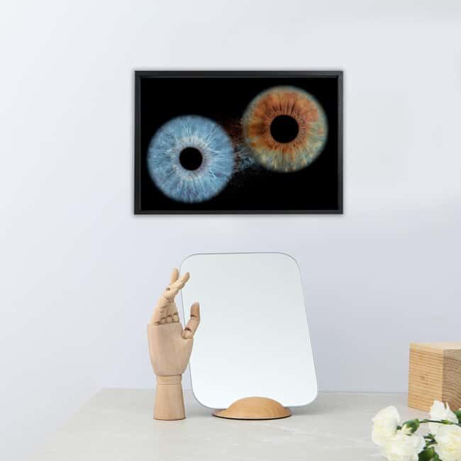 Madrid: Discover the colors of your iris with printing included - The Final Product: Your Iris Print