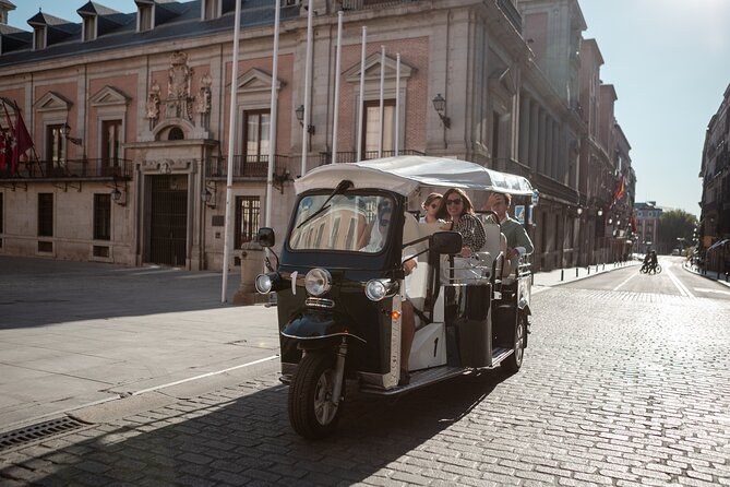 Madrid Express Tour with Local Guide in Eco Tuk Tuk Private - Entering Madrid Fast: Where the Eco Tuk Tuk Starts