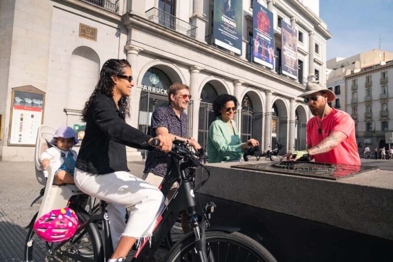 Madrid: Highlights Bike Tour with Optional E-Bike or Tapas - Key Points