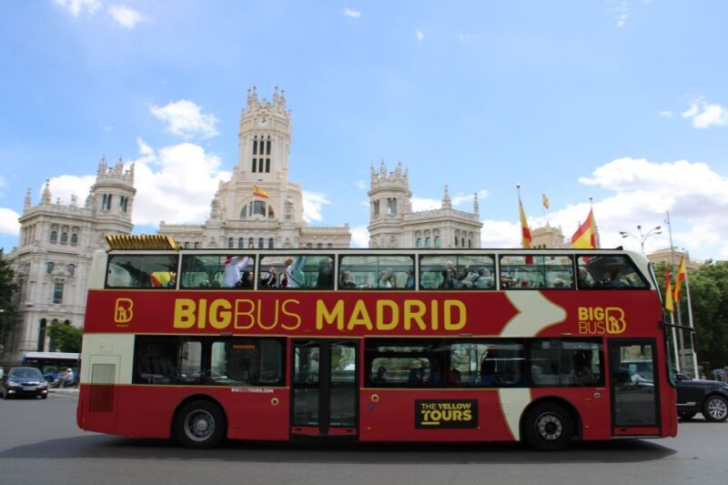 Madrid: Open-Top Big Bus Sightseeing Tour with Live Guide - Key Points