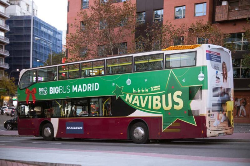 Madrid: Open-Top Double-Decker Christmas Bus Tour with Guide - Key Points