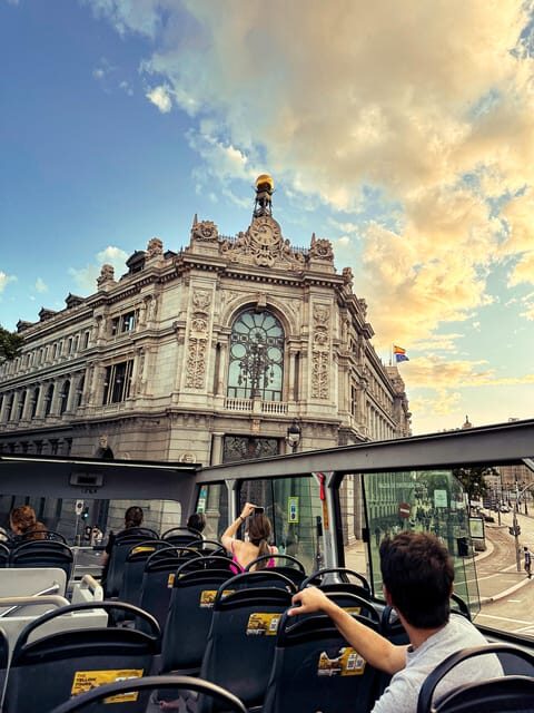 Madrid: Panoramic Open-Top Bus Day or Night Tour with Guide - Transportation, Timing, and Group Size