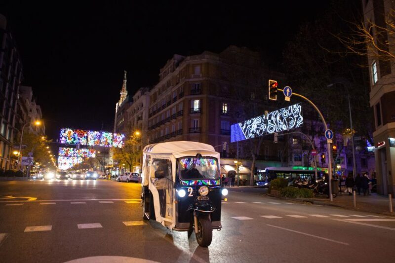Madrid: Private Christmas Lights Tour by Eco Tuk-Tuk - Value and Practicalities