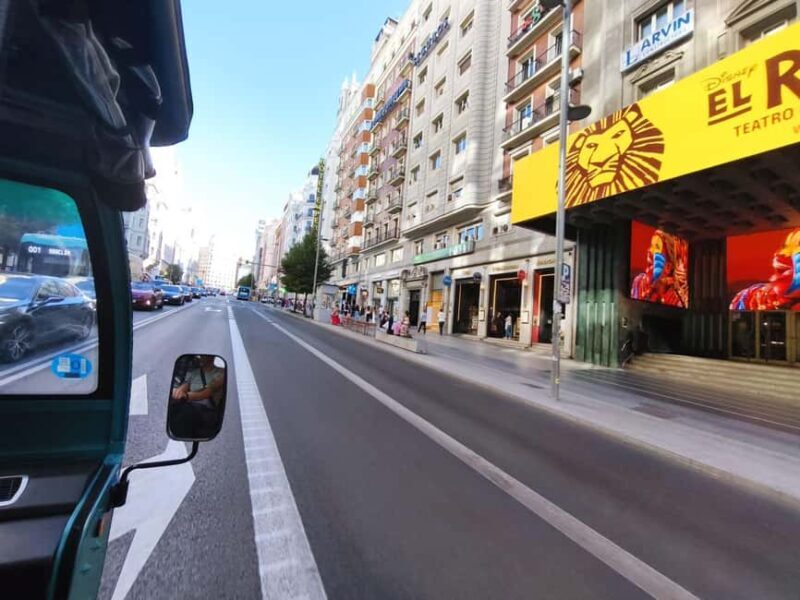 Madrid: Tour with Tuk Tuk Zero: The Best of Madrid in 2h 15min - FAQ