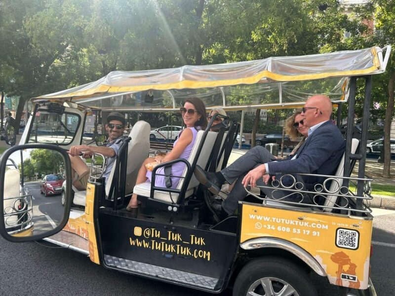 Madrid: Traditional Tour wh Private guide in yellow Tuk Tuk - Key Points