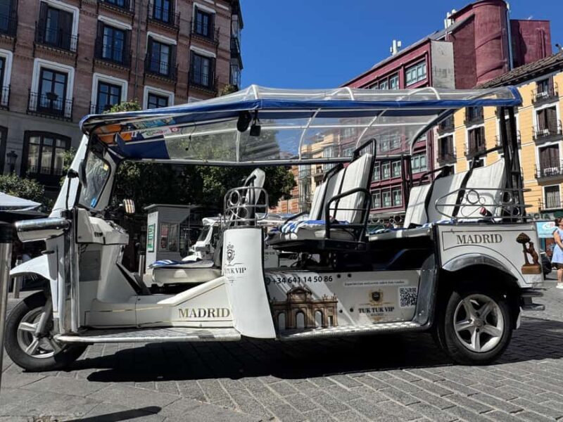 Madrid: Tuk Tuk Tour with Live Commentary - Key Points
