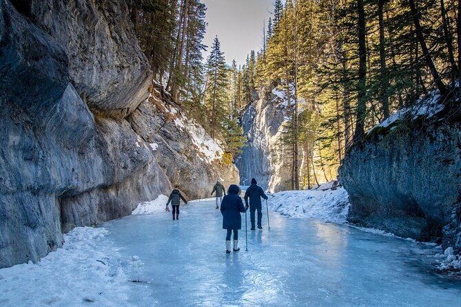 Majestic Grotto Canyon Ice Walk tour from Banff Calgary Canmore - The Experience in Detail