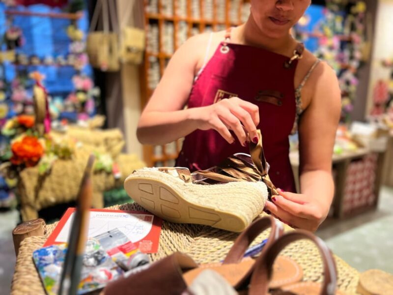 Make Authentic Espadrilles in Valencia - A walk through the experience